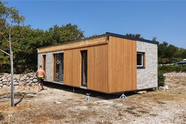 منظر جوي لحديقة المنزل المتنقل