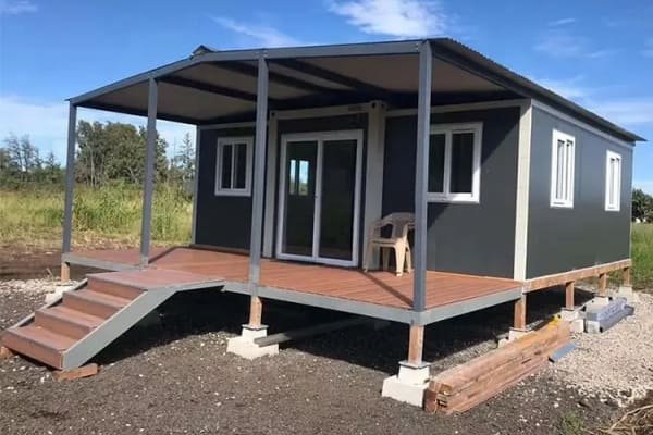 ติดตั้งบ้านสำเร็จรูปหลังบ้าน