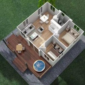 Pelan lantai 20 kaki 1