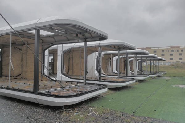 Dom kapsułowy z belek 2 mm