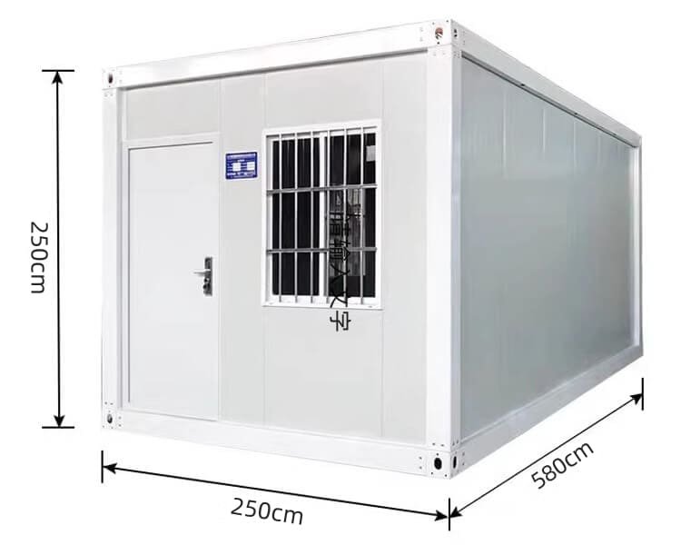 premium top folding container house 2d drafting